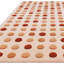Nayiri Hand Woven Polka Dot Rust Area Rug-1301144340