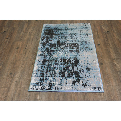Tapis intérieur/extérieur bleu Whitley