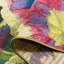 Tapis noir / vert / mauve en polypropylène tissé à la machine Arainna Makenize-87895365