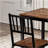 Dining Table Set, Bar Table With 2 Dining Benches, Kitchen Table Counter With Chairs, Industrial For Kitchen Breakfast Table, Living Room, Party Room, Walnut ,35.4″L X23.6″W X 29.7″H-1786899754-1786899750