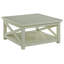 Table basse Seaside Lodge - Finition blanc cassé intemporel avec charme rustique