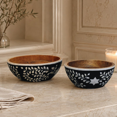 Antenor Handmade Wood Decorative Bowl 2