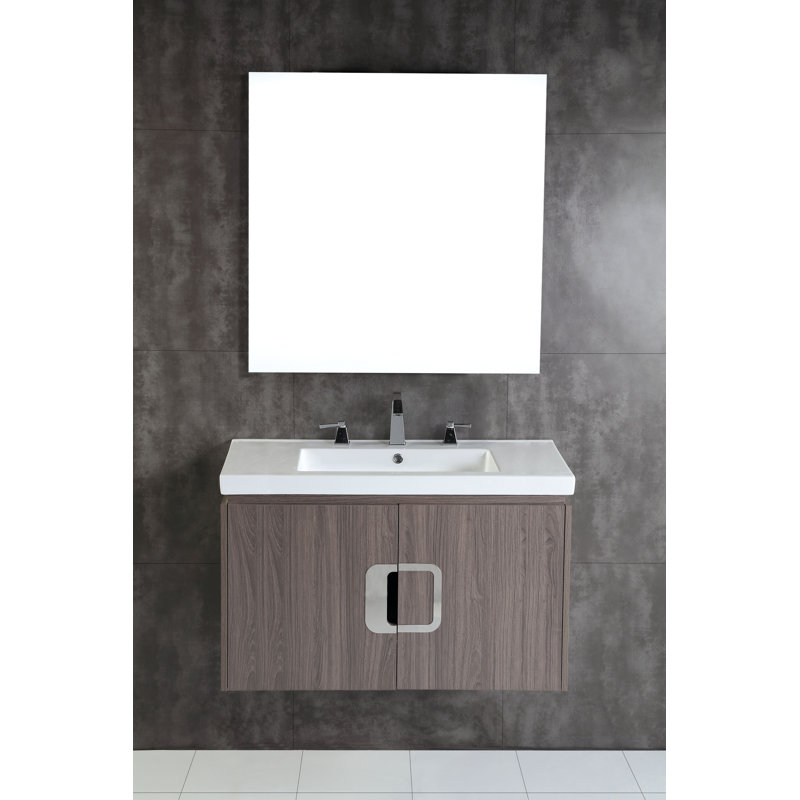 Ensemble de meuble-lavabo de salle de bain simple 36 po Ludgershall