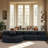 144" Long Upholstered Boneless XL Sofa-478375577