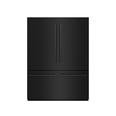 ZLINE 60 in. Built-In Refrigerator in White Matte with Graphite Gray Interior