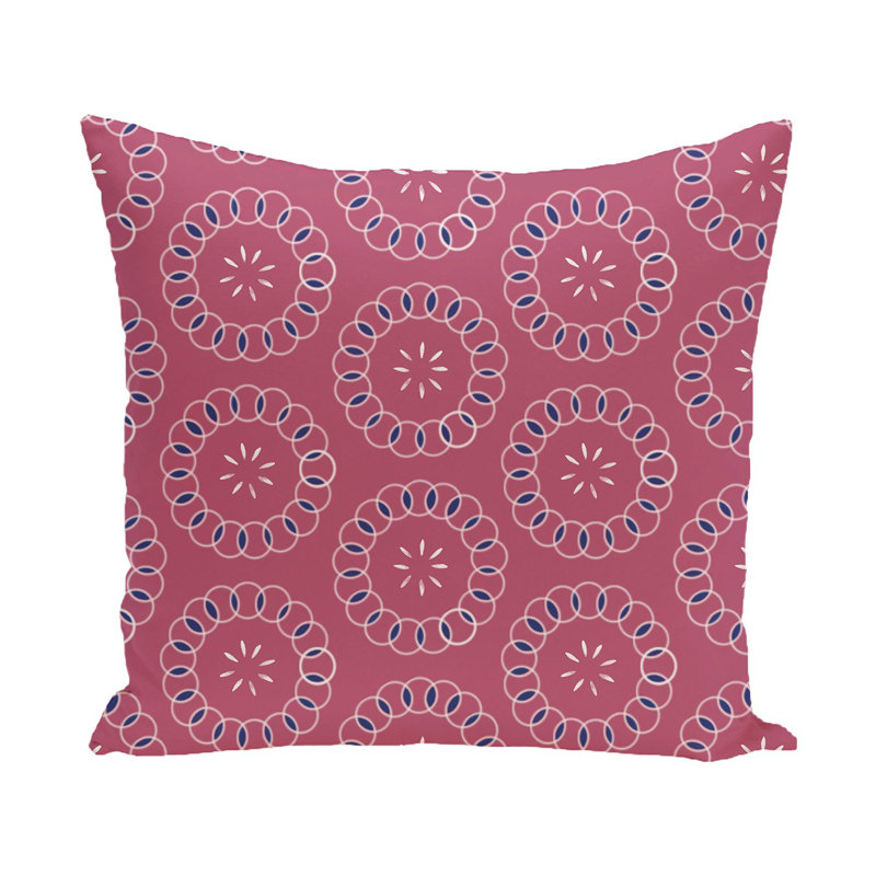 Housse et insert de coussin d'extérieur Happiness, Joues roses, H 18 po x l 18 po