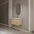 Wall-Mounted Bathroom Vanity Whit Ceramic Sink