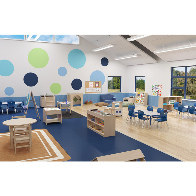 Table d'écriture en bois pour enfants