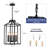 6-Light Dimmable Lantern  Chandelier