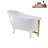 53.1'' x 25.6'' Soaking Acrylic Bathtub-72770164-76275075
