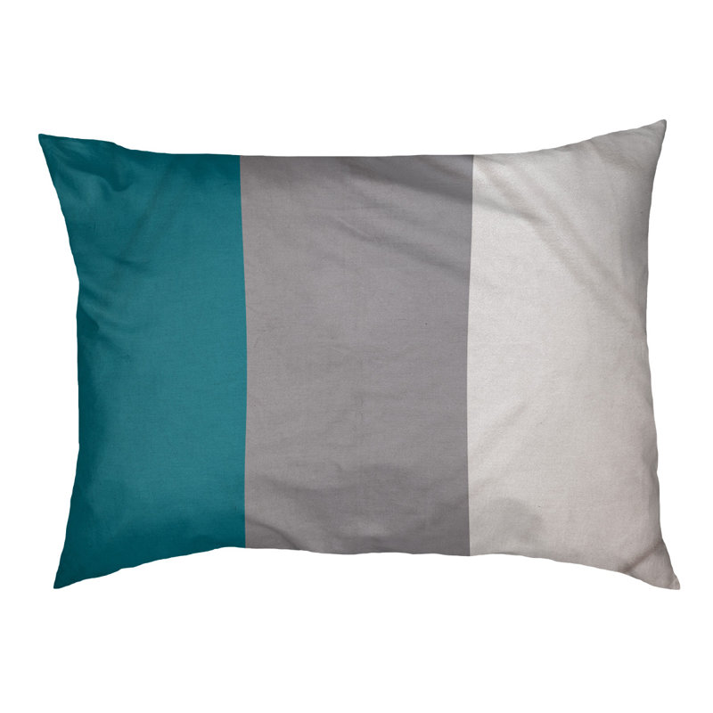 Coussin d'extérieur pour chien Florida Tribe, Medium (28" W x 18" D x 9.5" H), Teal/Gray/White