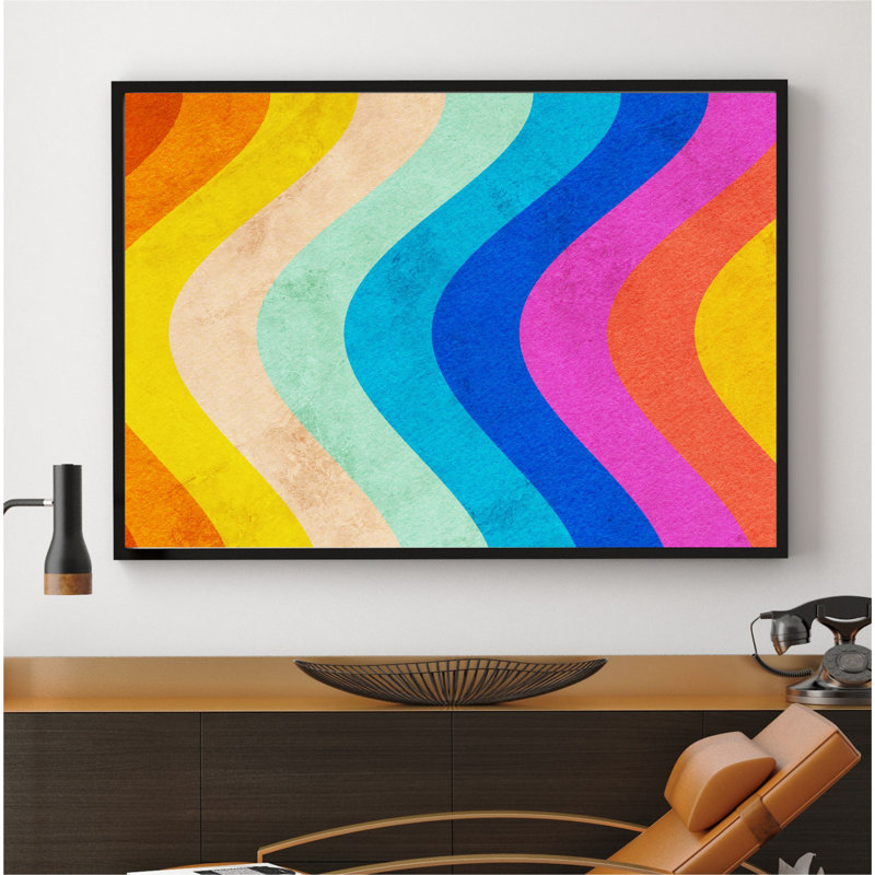 Retro Colours - Print on Plastic / Acrylic
