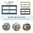 Console Table With 3-Tier Open Storage Spaces And Roman Column Effect Support Legs,Narrow Sofa Entry Table For Living Room, Entryway And Hallway-114230324