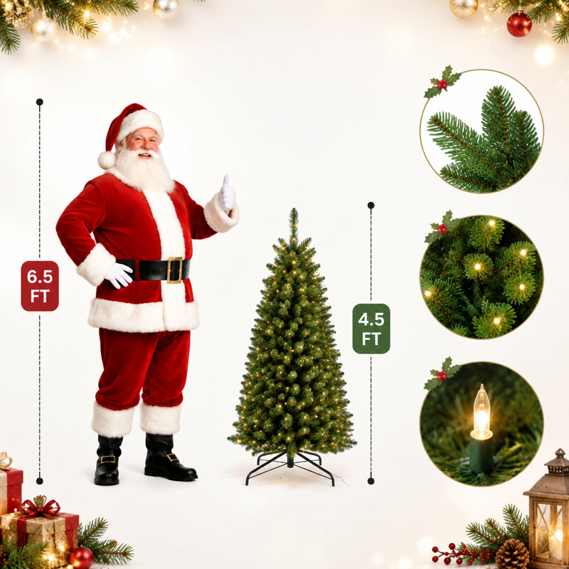Fir Christmas Tree, 4.5FT