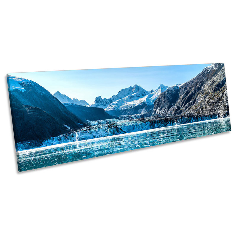 Z1794 Glacier Bay Alaska - Wrapped Canvas Panoramic Print, 30.48cm H x 91.44cm W