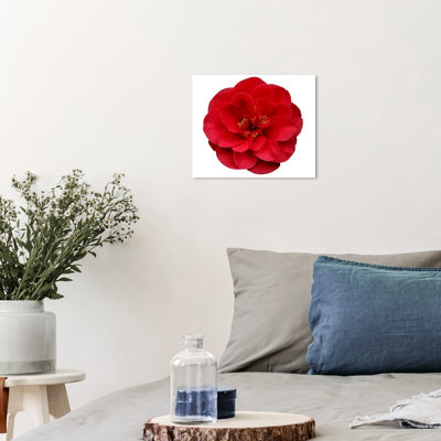 Impression sur toile rouge moderne et contemporaine
