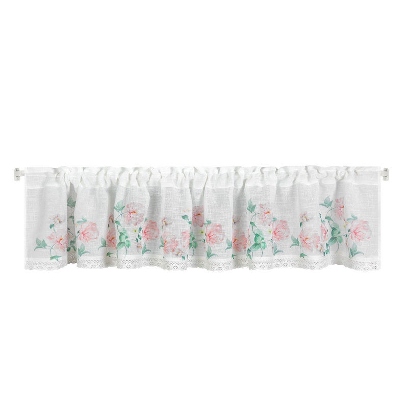 Penwortham Floral Cafe Curtain, 30cm H x 150cm W