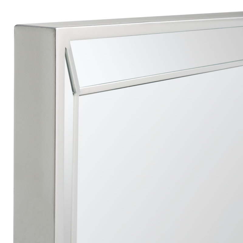 Tavonta Metal Wall Mirror, Silver