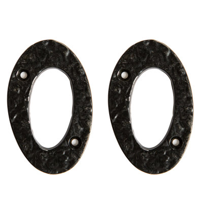 7.8 cm cm. H Iron Surface Mount House Number