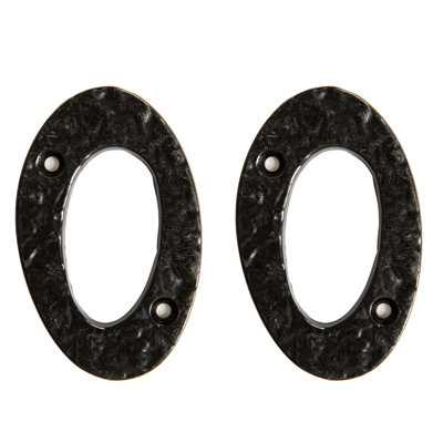 7.8cm H Iron House Number