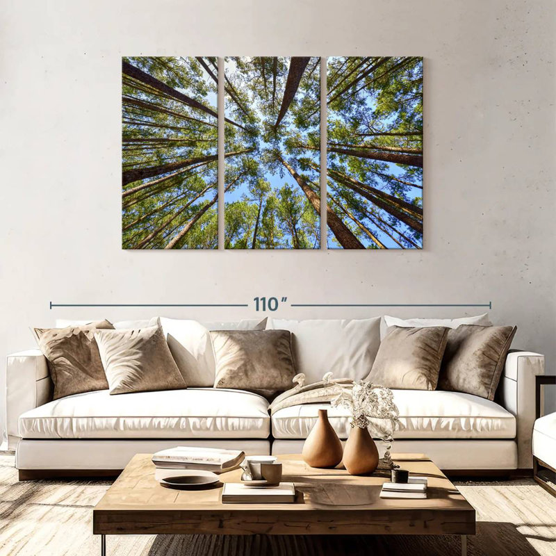 Harnek Towering Pine Trees, 48" H x 74" W