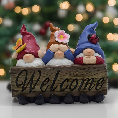 7.25"W Gnome Wiseman Figurine