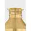 Highclere Flush Mount in Aged Brass and Off-White by Mark D. Sikes-1779793216-1779793218