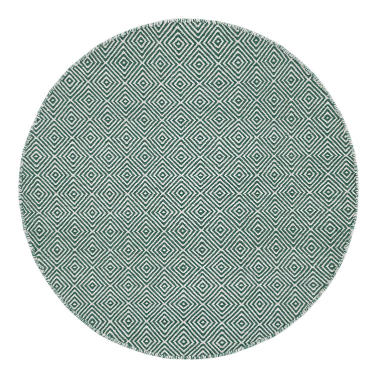 Traetyn Flatweave Wool Geometric Indoor Rug