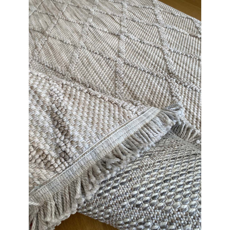 Tapis en coton Tilina, Carré 6 pi 7 po