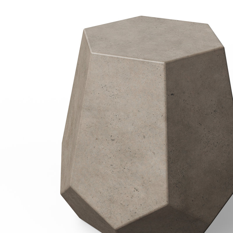 Mixx Accent Stool, Concrete