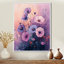 Wildflower Dreams In Violet Surréalisme I - Art mural fleurs sauvages
