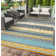 Tapis d'extérieur Boho en plastique avec paille Boho