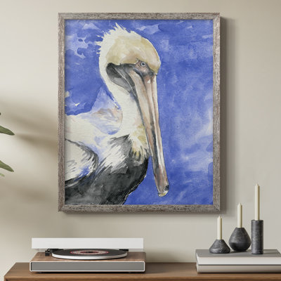 Pelican Pool I Framed Print - Solid Wood
