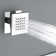 Solid Brass Digital Display Thermostatic Shower Set with Four Functions with Temperature Control