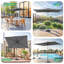 Parasol de marché rectangulaire 120 po x 78 po Donzel-2108748719