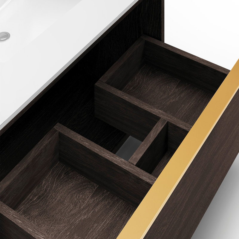 Magellan 36" Wall-Mount Vanity with Sintered Stone Top