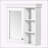 Versatile Wall Mounted Bathroom Cabinet with Mirror and Storage, Enhancing Bathroom Organization