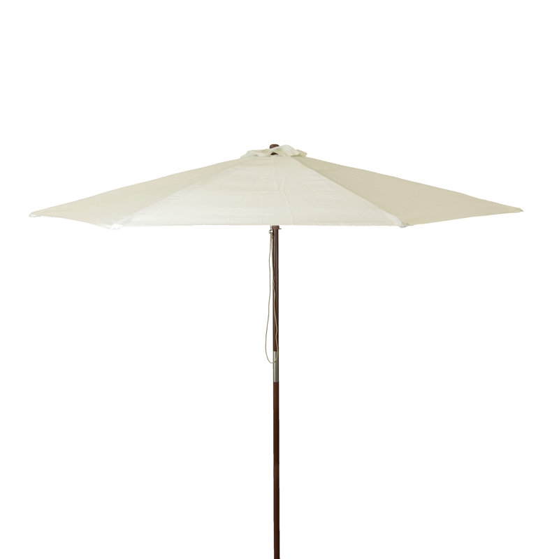 Parasol en bois 9 pi 9 pi Classic, Naturel