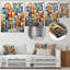 - Collages abstraits, impressions murales en métal-99557406