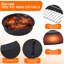 Anneau de foyer avec grille-gril-105893241