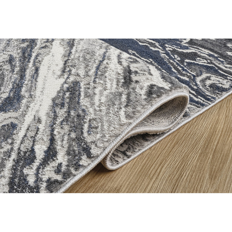 Armwood Collection Abstract Burst Area Rug, Runner 2'7" x 7'10"