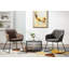 46.99cm H Tufted Upholstered Armchair in Brown-1815822658