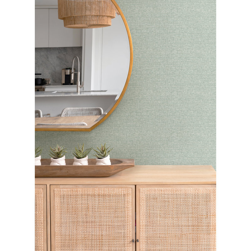 Rouleau de papier peint texturé Dorine, Vert