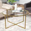 Table basse avec pieds croisés Wasser-2074167014