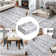 Oriental Machine Washable Rug for Living Room Dining Room Easy-Cleaning Floor Carpet with Rubber Backing for Bedroom Office Nursery Playroom