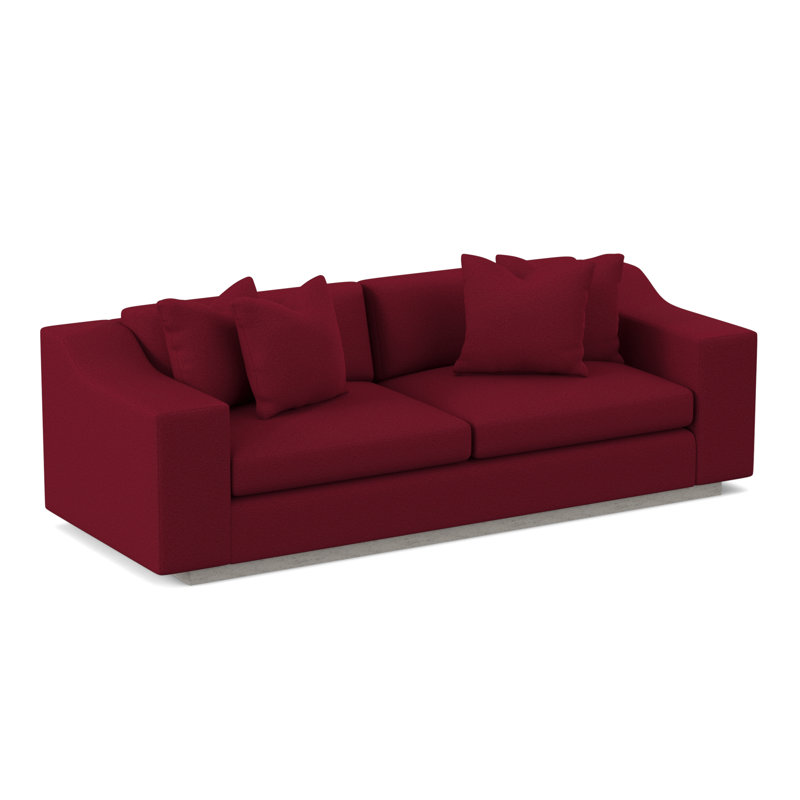 Canapé Barrett, Mélange de polyester rouge à lèvres Margaret, Bisque