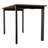 Durable Mahogany Writing Desk Bobex For Office, Spacious And Easy To Assemble With Ample Legroom