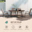 Nikodemus Stackable Outdoor Patio Dining Armchair