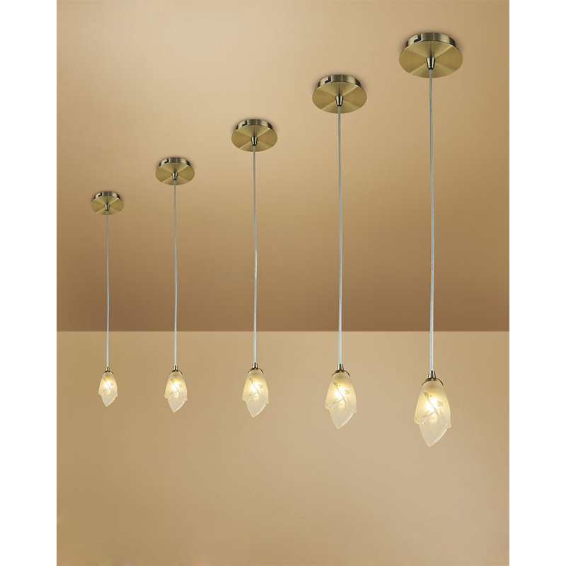 Cottone 1 - Light Cylinder Pendant, Antique Brass