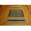 Small Scatter Size Antique Blue White Stripe Pattern Cotton Dhurrie Kilim Rug